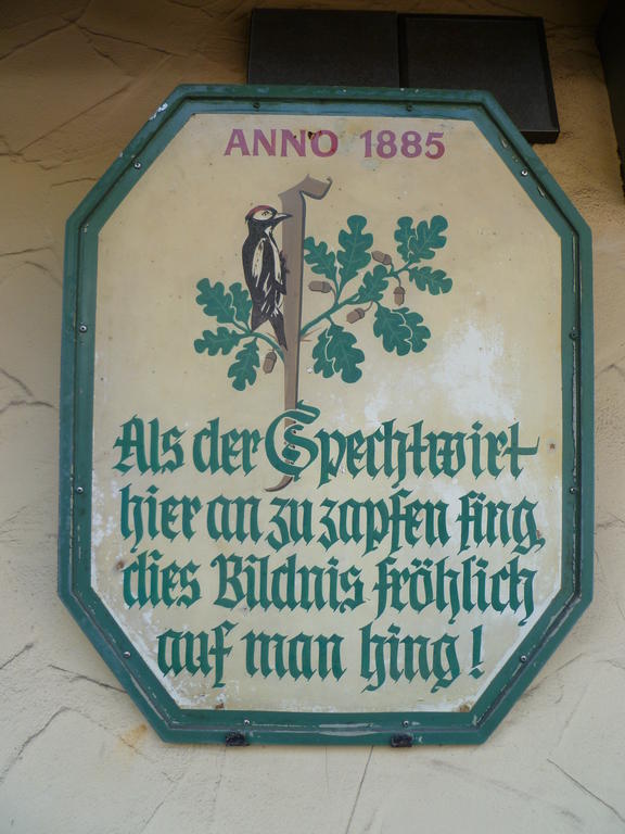 Gasthaus Zum Specht ヘースバッハ エクステリア 写真